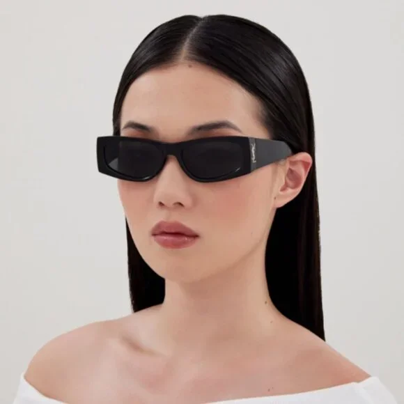 NWT SAINT LAURENT BLACK UNISEX SUNGLASSES NWT SAINT LAURENT BLACK UNISEX SUNGLASSES main image 4